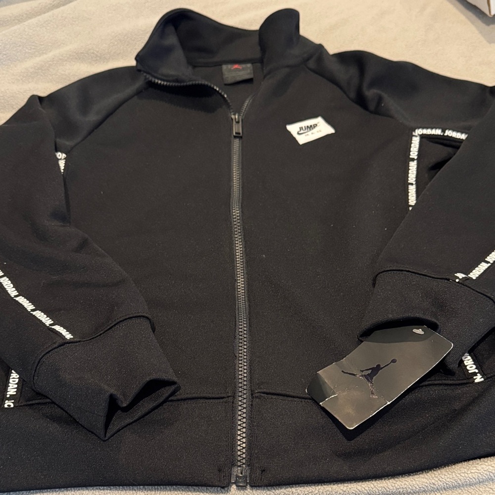Jordan Kids Black Full-Zip Jacket